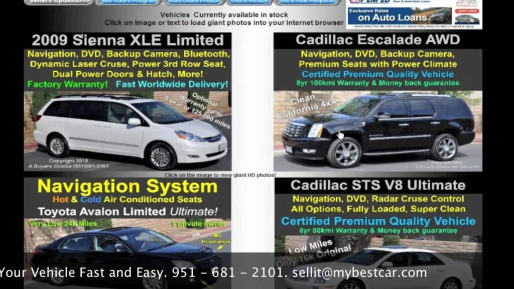 Sell your vehicle fast & easy with global consignment
